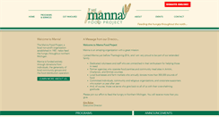 Desktop Screenshot of mannafoodproject.org